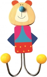 Obešalnik z medvedjim motivom za otroke