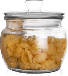 Steklena posoda za živila 600 ml s pokrovom