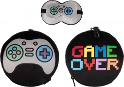 potovalni vzglavnik z masko let's play