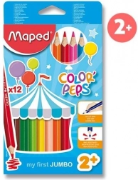 Maped trikotne jumbo barvice Color'Peps, 12 kosov