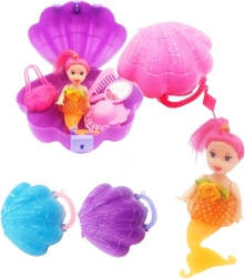 Morska deklica v kovčku s pripomočki