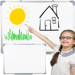 Magnetna bela suho brisljiva tabla 90 × 60 cm