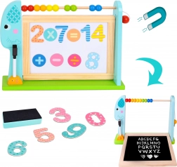 Tooky Toy Lesena dvostranska magnetna in kredna tabla