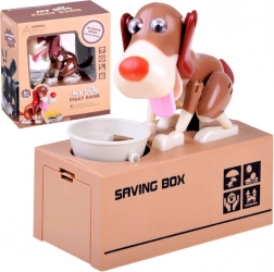 Interaktivni hranilnik Pes, ki je kovance