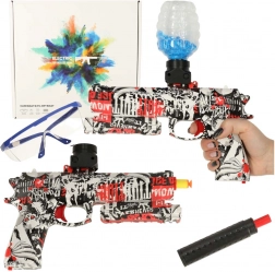Pištola za vodne gel kroglice z USB polnjenjem in očali