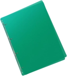 Polipropilenska A5 mapa z 4 obroči Lines, zelena