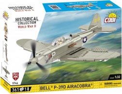 Konstruktorski model lovca Bell P-39D Airacobra iz 361 kosa