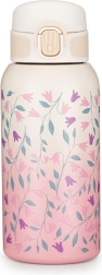 Petite&Mars nerjaveča termosteklenica z ustnikom 500 ml Delicate flowers