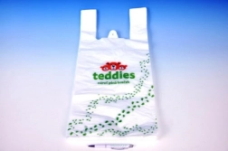 Mikrotenske vrečke majica 28 × 57 cm, 50 kos