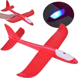 Pena jadralno letalo za metanje z LED osvetlitvijo