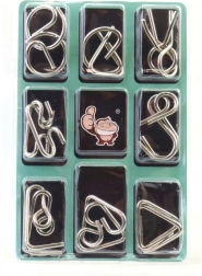 Kovinska uganka – set 3 logičnih ugank za otroke in odrasle