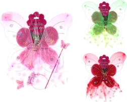 Otroški vilinski komplet s krili, krilcem in dodatki