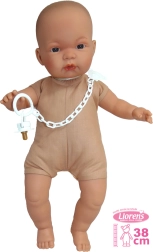 Realistična dojenčkova punčka Llorens – z zvoki in mehkim telesom 38 cm