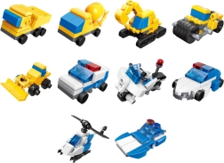 Qman Konstruktor Policijski Inženirski Tim 3v1