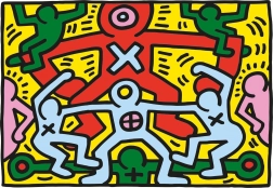 Sestavljanka 1000 koščkov Keith Haring 3 – CLEMENTONI Novo Art Series