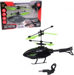 Plastični helikopter 18,5 × 4 × 11,5 cm z baterijami