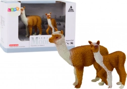 Figurica lama z mladičem – set 8 in 6 cm