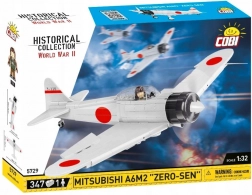 Gradbeni komplet letala MITSUBISHI A6M2 ZERO-SEN