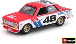 Kovinski model Bburago 1:43 BRE Datsun 510 dirkalni avto