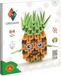 Zabavni 3D origami set – Ananas za otroke