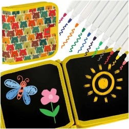 Prenosna risalna knjižica – tabla za kredo z motivom medvedkov