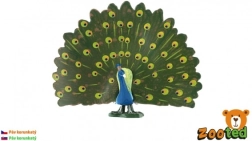 Plastična figurica repal pavo 12 cm