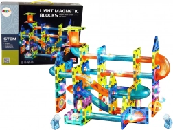 Svetleča magnetna kroglična steza, 110 delov