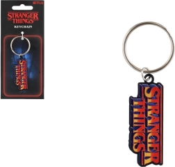 Kovinski obesek za ključe Stranger Things z logotipom WSQK