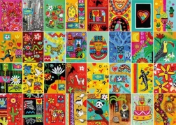 Sestavljanka popart mozaika 1000 koščkov MAGNOLIA