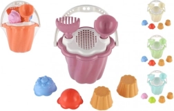 Plastični komplet za pesek z vedrom in orodji