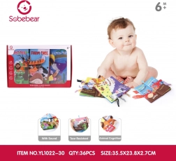 Set treh senzoričnih knjižic za najmlajše