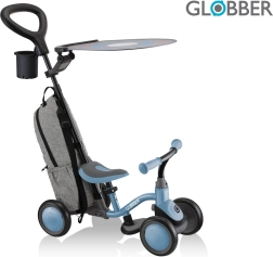 Globber poganjalec 3v1 Deluxe - Learning Bike 3in1 Deluxe - Ash Blue