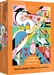 Trefl sestavljanka Velvet Soft Touch: Nizozemska – socialna država, 500 koščkov