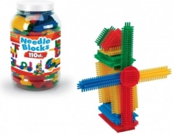 Kreativne ustvarjalne kocke Ježek v plastični embalaži s 110 deli