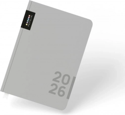 Dnevni dnevnik A5 2026 PASTELINI siva