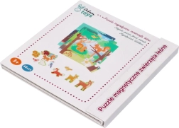 Magnetna knjiga sestavljanka - Gozdne živali
