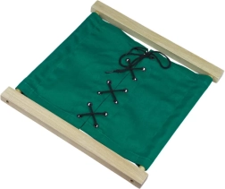 Montessori okvir za zavezovanje s vezalko