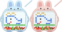 Magnetna mozaična tabla zajček s peresom in predlogami