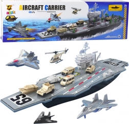 Velika vojaška letalonosilka s tanki in letali 70 cm