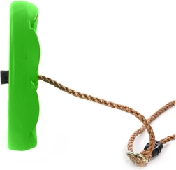 Vrtna gugalnica za otroke cvetlično sedež z vrvjo – Zelena