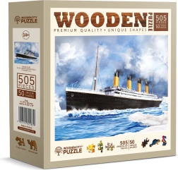 Lesene puzzle Titanic 505 koščkov WOODEN CITY