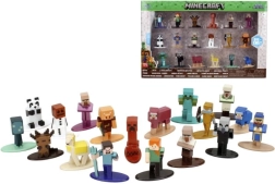 Minecraft kovinske zbirateljske nano figurice – set 18 kosov (Wave 13)