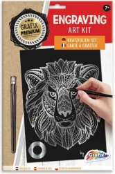 srebrna praskanka lev GRAFIX