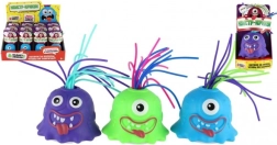 Plastična pošast s priseskom 7 cm z lučjo in zvokom