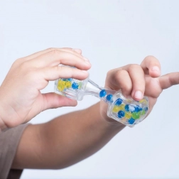 Fidget Blox Sound sprostilna kocka – modra in rumena