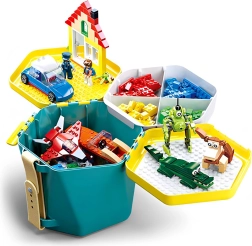 Sluban vedro s kockami – zeleno