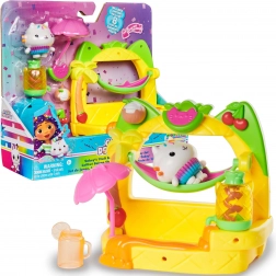 Gabin mačji domek Balkon zabava s smoothiji s figurico Cakey in dodatki