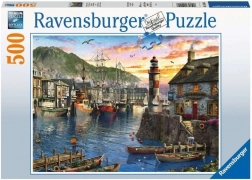 Ravensburger sestavljanka sončni vzhod v pristanišču – 500 koščkov