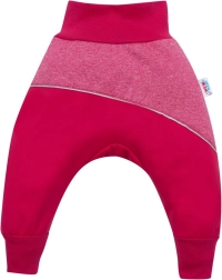 Softshell otroške hlače za dojenčke rožnate 68 (4–6 mesecev)