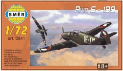 Plastic model airplane Avia S-199 1:72